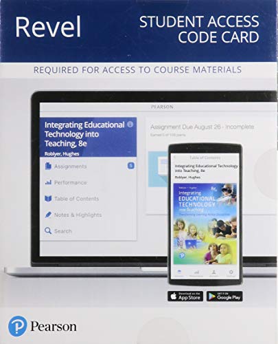 9780134746388: Integrating Educational Technology into Teaching -- Revel Access Code