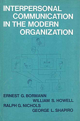 Beispielbild fr Interpersonal Communication in the Modern Organization zum Verkauf von PsychoBabel & Skoob Books