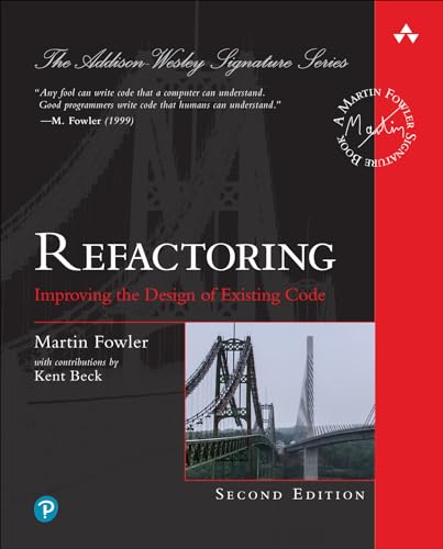 Beispielbild fr Refactoring: Improving the Design of Existing Code (2nd Edition) (Addison-Wesley Signature Series (Fowler)) zum Verkauf von BooksRun