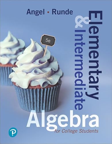 Stock image for Elementary and Intermediate Algebra for College Students for sale by ZBK Books