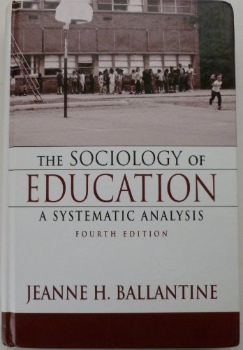 Stock image for Sociology of Education, The: A Systematic Analysis for sale by More Than Words