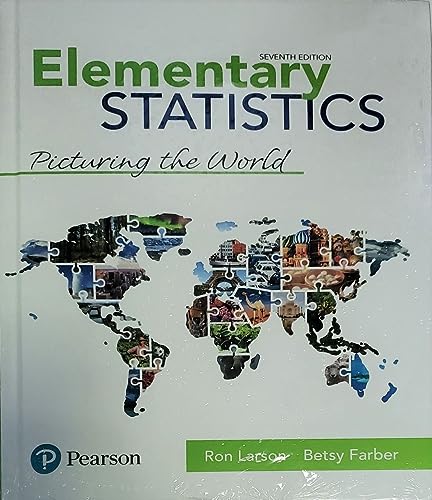 Beispielbild fr Elementary Statistics: Picturing the World 7th Edition Student Edition zum Verkauf von HPB-Red