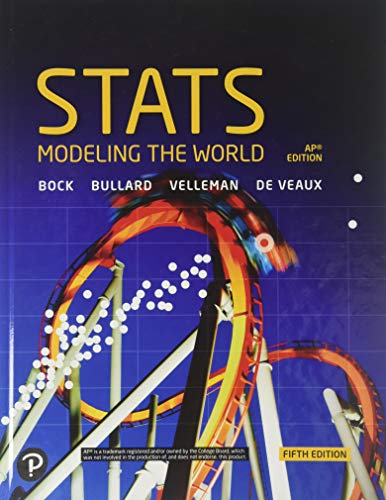 Beispielbild fr MyLab Statistics with Pearson eText -- Standalone Access Card -- for Stats Modeling the World zum Verkauf von TextbookRush