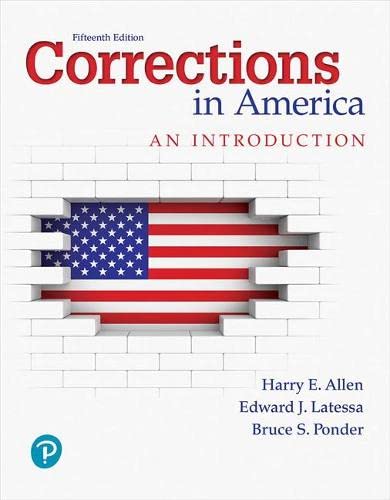 Imagen de archivo de Corrections in America: An Introduction (15th Edition) (What's New in Criminal Justice) a la venta por Facetextbooks