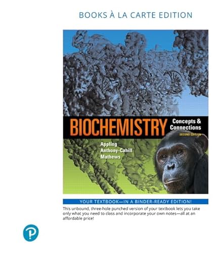 9780134762975: Biochemistry: Concepts and Connections