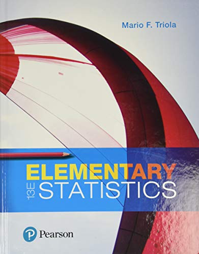 

Elementary Statistics Statistics -- 24 Month [] Triola, Mario