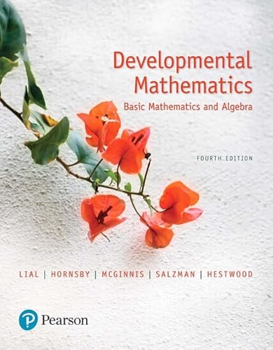 Stock image for Developmental Mathematics: With Pearson Etext, 18-week Access for sale by Revaluation Books