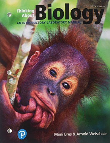 Stock image for Thinking About Biology: An Introductory Lab Manual (6th Edition) (What's New in Biology) for sale by SecondSale