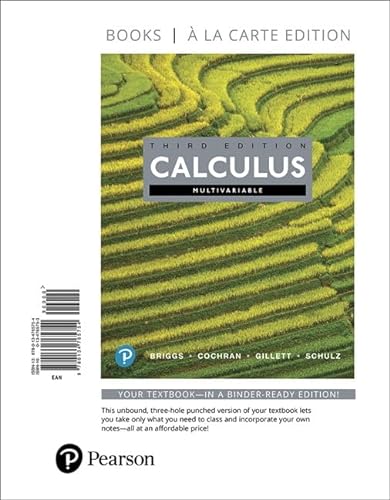 Stock image for Multivariable Calculus, Books A La Carte Edition (3rd Edition) for sale by Textbooks_Source