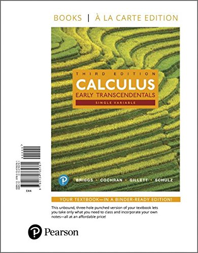 Imagen de archivo de Single Variable Calculus: Early Transcendentals, Books A La Carte Edition (3rd Edition) a la venta por Textbooks_Source