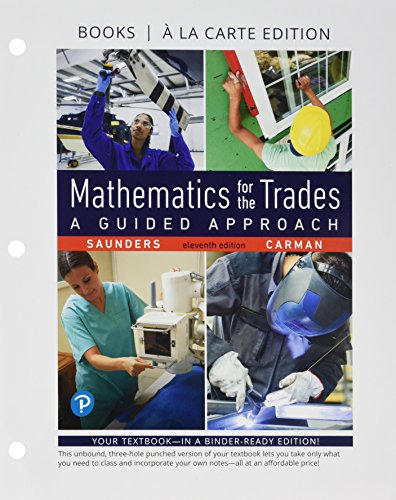 Stock image for Mathematics for the Trades: A Guided Approach for sale by BooksRun