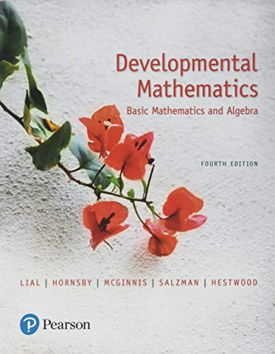 9780134769585: Developmental Mathematics: Basic Mathematics and Algebra Plus MyLab Math -- 24 Month Title-Specific Access Card Package