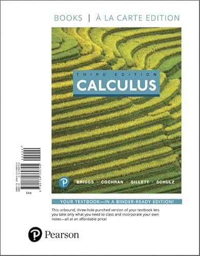 Imagen de archivo de Calculus, Books a la Carte Edition a la venta por HPB-Red