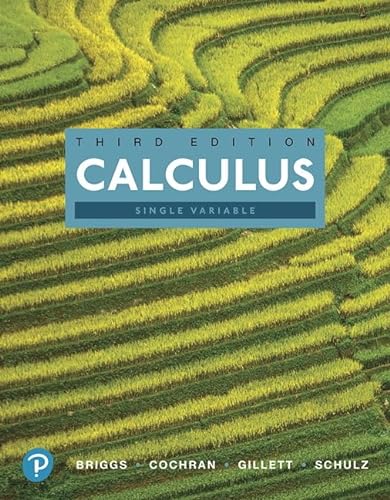 9780134769783: Calculus, Single Variable