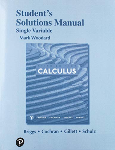 Stock image for Student Solutions Manual for Single Variable Calculus for sale by SecondSale