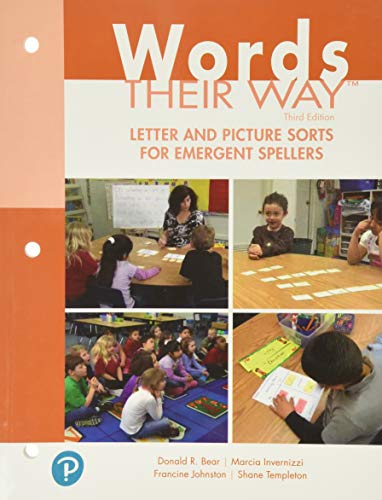 9780134773674: Words Their Way Letter and Picture Sorts for Emergent Spellers