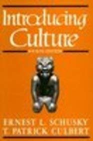 Stock image for Introducing Culture for sale by Better World Books