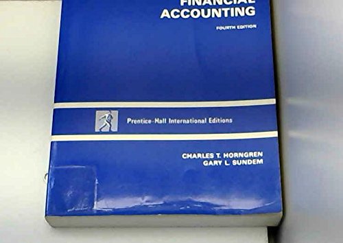 Imagen de archivo de Introduction to Financial Accounting a la venta por medimops