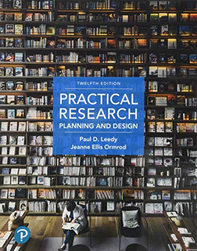 Imagen de archivo de Practical Research: Planning and Design a la venta por Revaluation Books