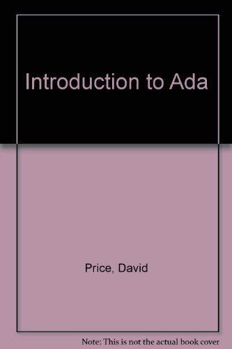 Introduction to ADA (9780134776538) by Price, David