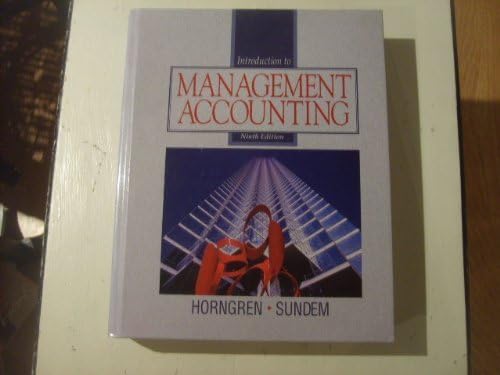 Stock image for Introduction to Management Accounting (Prentice-Hall Series in Accounting) for sale by Ergodebooks