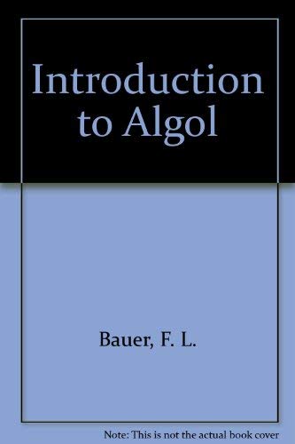 9780134778280: Introduction to Algol