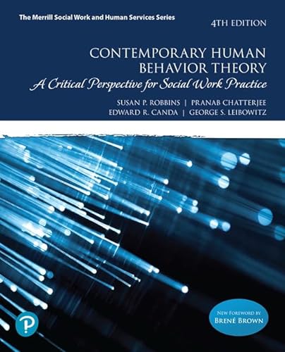 Beispielbild fr Contemporary Human Behavior Theory: A Critical Perspective for Social Work Practice (Merrill Social Work and Human Services) zum Verkauf von BooksRun