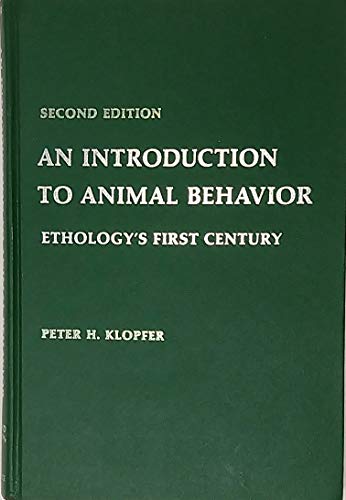 Imagen de archivo de An Introduction to Animal Behavior, First Edition a la venta por George Cross Books