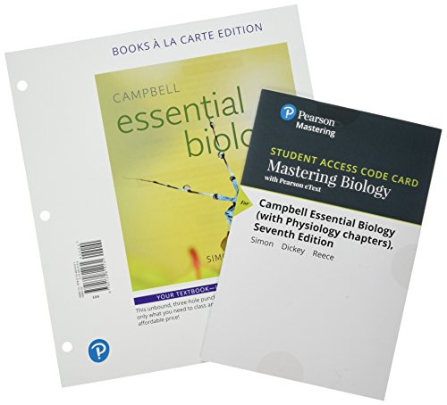 Stock image for Campbell Essential Biology, Books a la Carte Plus Mastering Biology with Pearson eText -- Access Card Package (7th Edition) for sale by Textbooks_Source