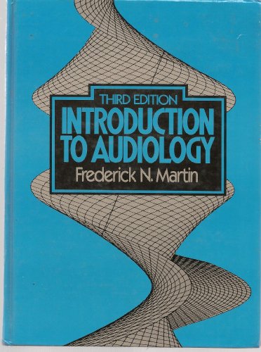 Stock image for Introduction to Audiology for sale by BookHolders