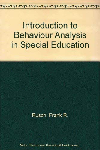 Beispielbild fr Introduction to Behavior Analysis in Special Education zum Verkauf von Better World Books