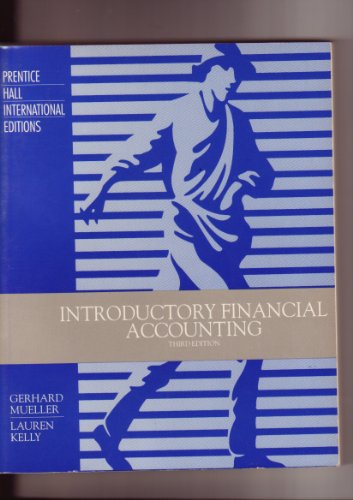 Imagen de archivo de Introductory Financial Accounting a la venta por Better World Books Ltd