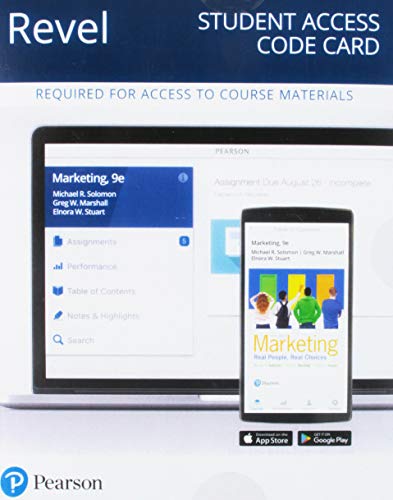 9780134791388: Marketing Revel Access Card: Real People, Real Choices (What's New in Marketing)