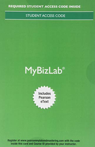 Stock image for 2017 Mylab Intro to Business with Pearson Etext -- Access Card -- For Business in Action (Mybizlab) for sale by Facetextbooks