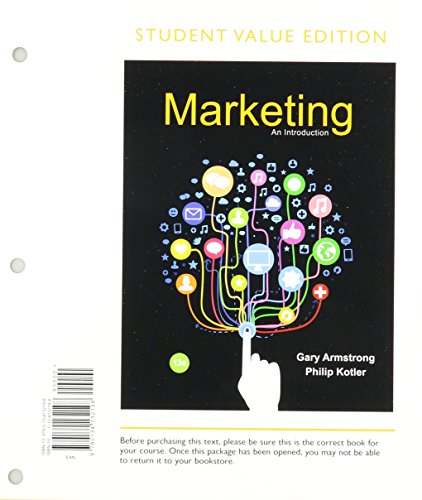Stock image for Marketing: An Introduction, Student Value Edition Plus 2017 MyLab Marketing with Pearson eText -- Access Card Package (13th Edition) for sale by BGV Books LLC
