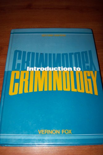 9780134799407: Introduction to Criminology