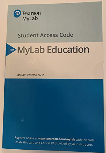 Stock image for MyLab Education with Pearson eText -- Access Card -- for Educational Psychology for sale by BooksRun