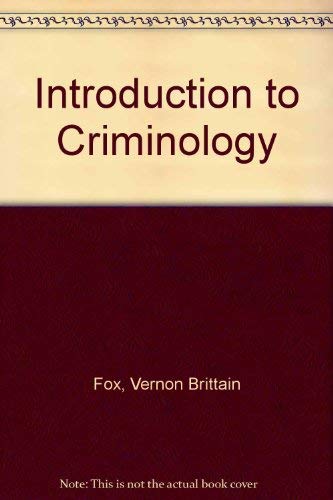 9780134800530: Introduction to criminology