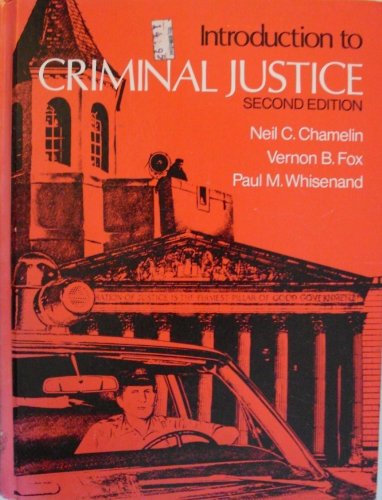 Imagen de archivo de Introduction to criminal justice (Prentice-Hall series in criminal jus a la venta por Hawking Books