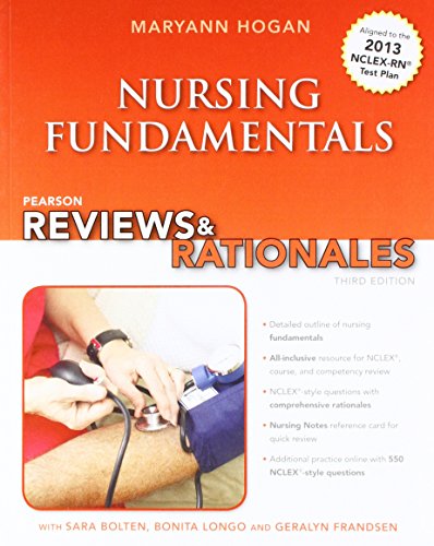Imagen de archivo de Pearson Reviews & Rationales: Nursing Fundamentals with "Nursing Reviews & Rationales" Plus Nursing Reviews and Rationales Online -- Access Card Package (3rd Edition) a la venta por Books Unplugged