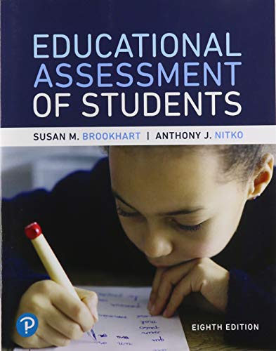 Stock image for Educational Assessment of Students (8th Edition) for sale by HPB-Red