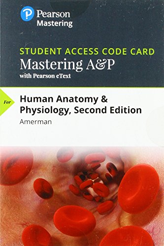 Imagen de archivo de Mastering A&P with Pearson eText -- Standalone Access Card -- for Human Anatomy & Physiology a la venta por Textbooks_Source