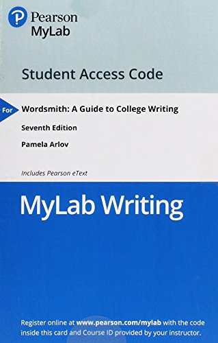 Stock image for Wordsmith: A Guide to College Writing -- MyLab Writing with Pearson eText Access Code for sale by Textbooks_Source