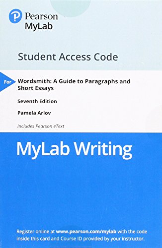 Beispielbild fr Wordsmith MyLab Writing with Pearson eText Access Code: A Guide to Paragraphs and Short Essays zum Verkauf von Buchpark