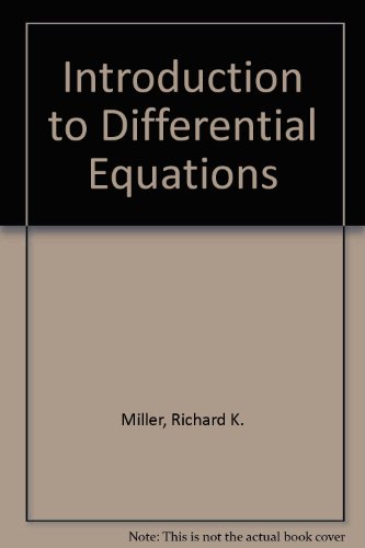 9780134809632: Introduction to Differential Equations