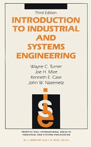 Imagen de archivo de Introduction To Industrial And Systems Engineering a la venta por Seattle Goodwill