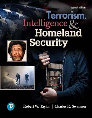 Stock image for Terrorism, Intelligence and Homeland Security (What's New in Criminal Justice) for sale by Campus Bookstore