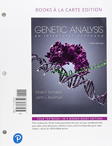 Imagen de archivo de Genetic Analysis: An Integrated Approach, Books a la Carte Edition a la venta por A Team Books