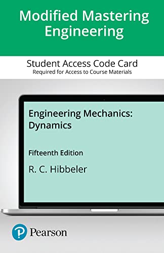 Beispielbild fr Modified Mastering Engineering with Pearson eText -- Standalone Access Card -- for Engineering Mechanics: Dynamics zum Verkauf von jasonybooks