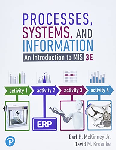 Stock image for Processes, Systems, and Information: An Introduction to MIS for sale by HPB-Red